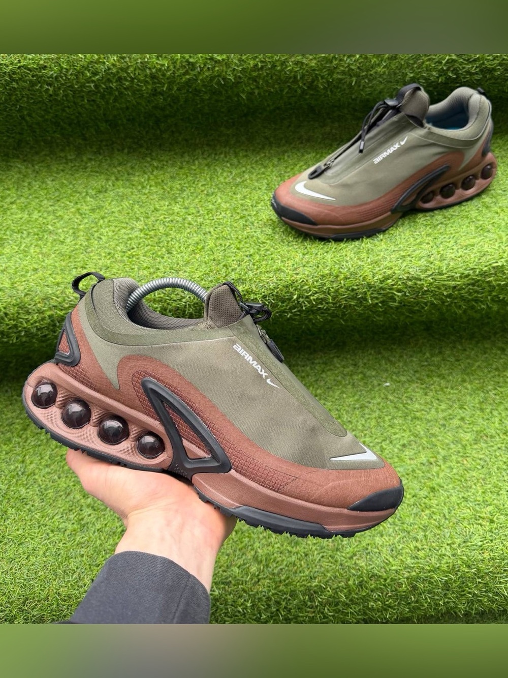 Nike Air Max DN Roam Cargo Khaki/Fauna Brown (Sample) Men’s Shoes - Picture 6 of 6